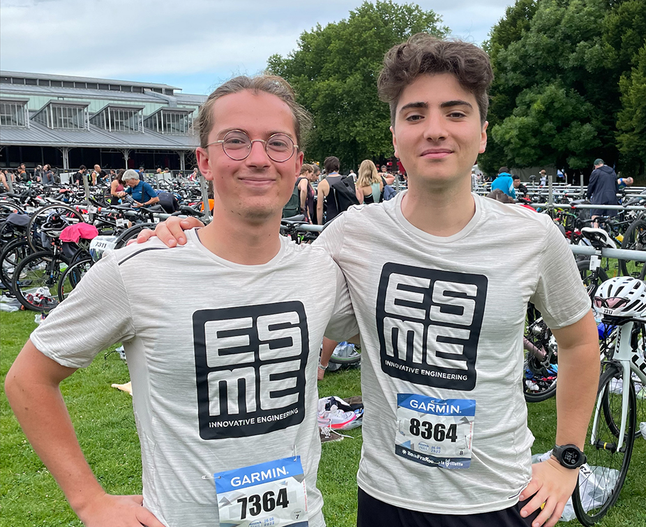 Grégoire et Maxence (ESME promo 2024) racontent leur triathlon de Paris